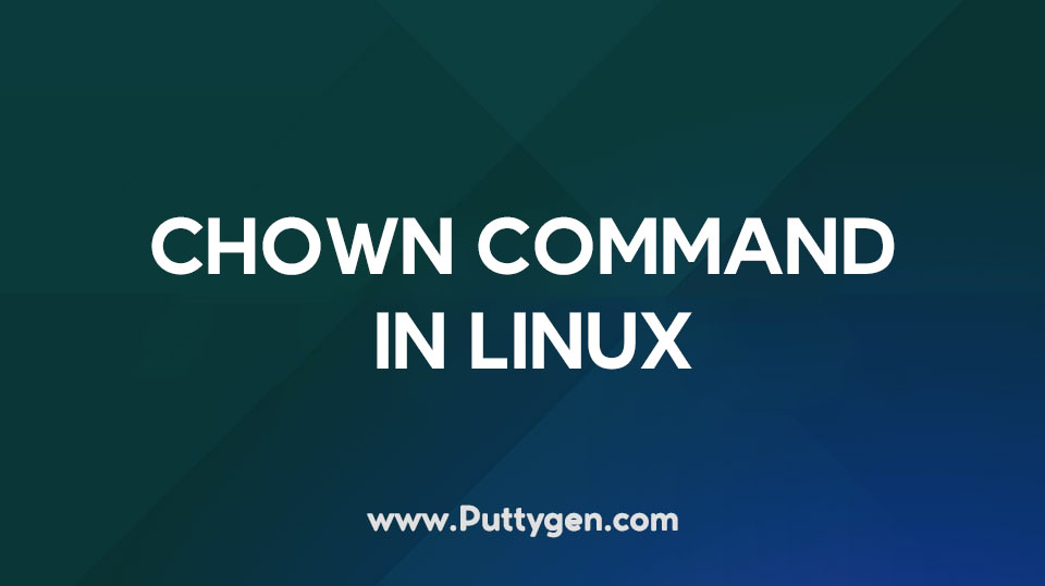 Chown command in linux with example