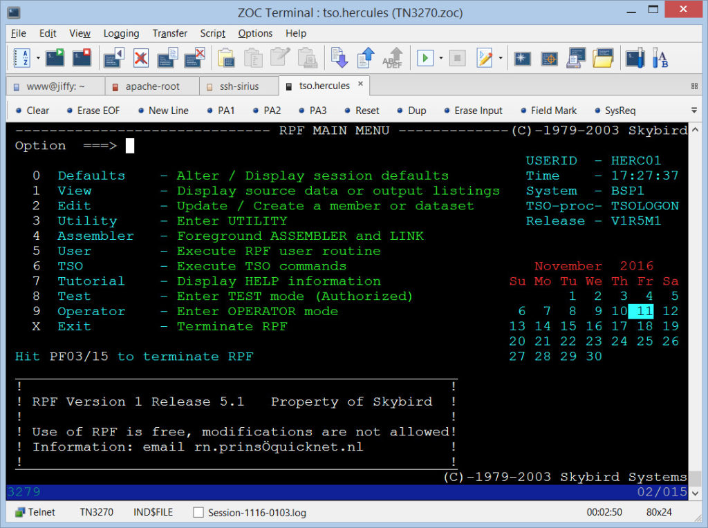 Terminal emulation software free windows 10