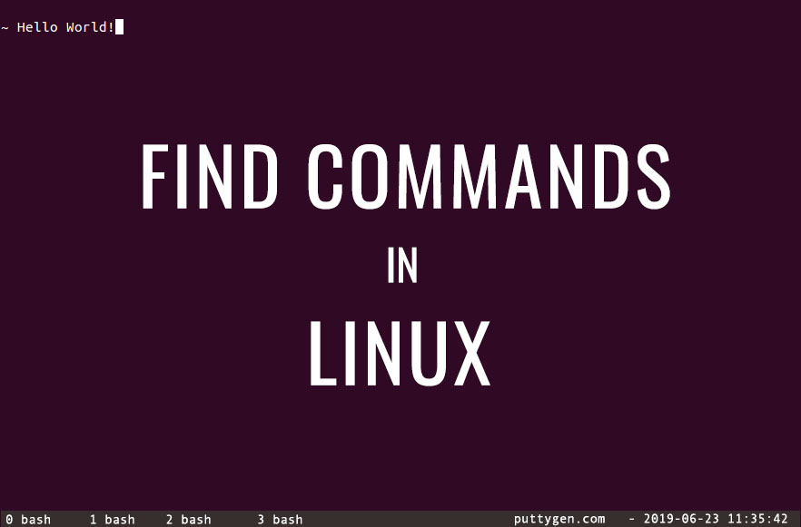 Find Commands in Linux
