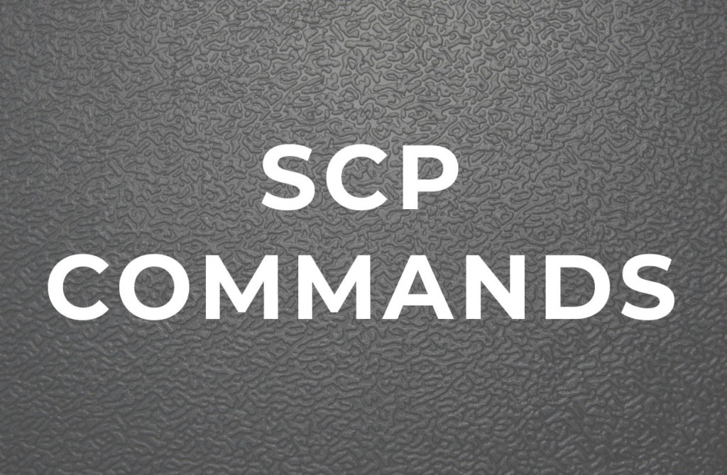 scp-commands